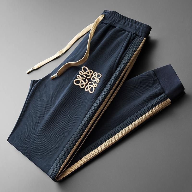 Autumn Light Luxury Ribbon Matching Embroidery Personality Sports Casual Harem Sweatpants