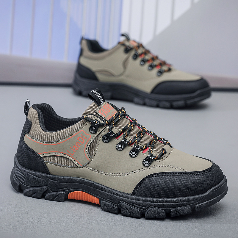 Mens Thick-Soled Outdoor Hiking Shoes - Image 7