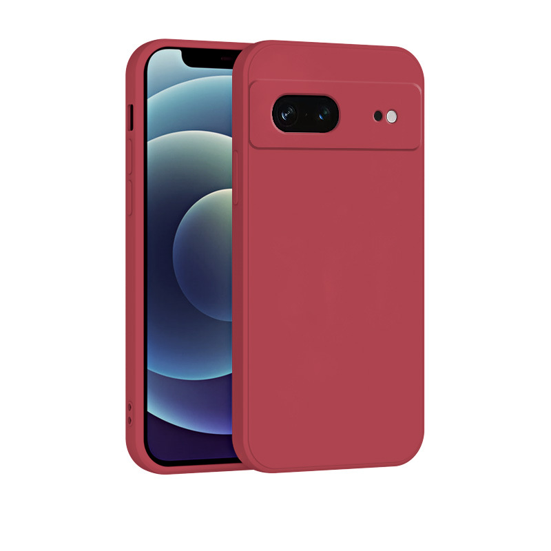 Straight-edged Silicone Pixel 10 Pro Phone Case