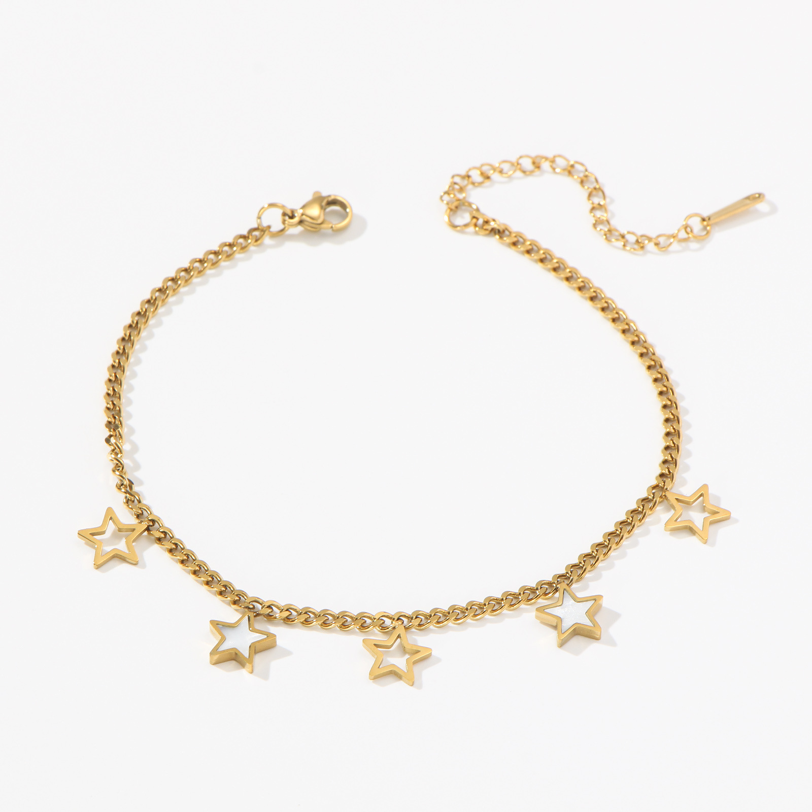 Stainless Steel Bead Anklet