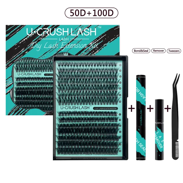 Segmented Self grafting Single Cluster False Eyelashes Suit 50D And 100D - Shop at LoveMi
