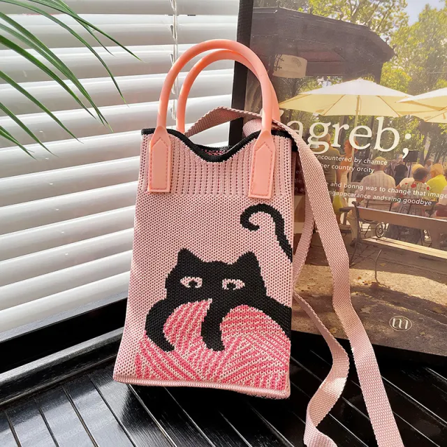 Silicone Mini One Shoulder Crossbody Phone Bag Pink - Shop at LoveMi