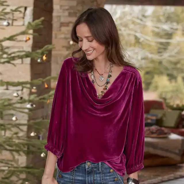 Long Sleeve Base Blouse T shirt Red - Shop at LoveMi
