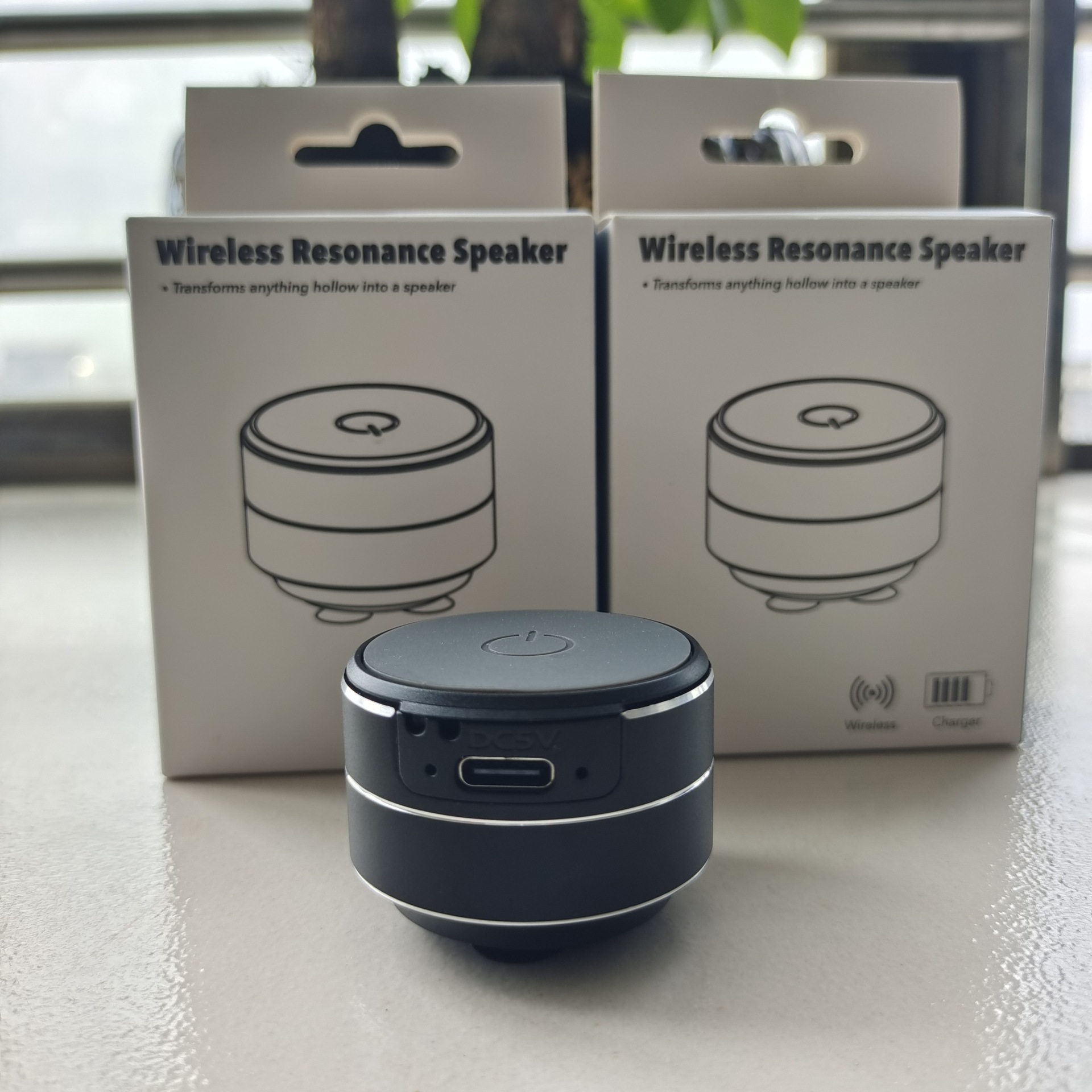 Haut-parleur Bluetooth à conduction osseuse TWS - Audio sans fil 5W, micro intégré, noir T - Photo 4 sur 6