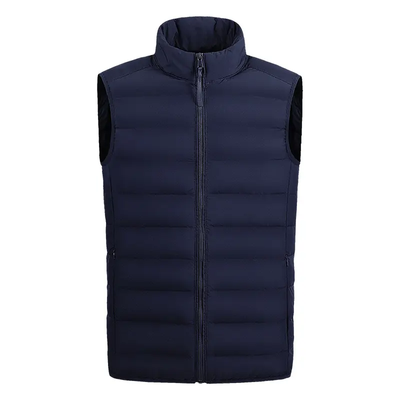 Men's Short Down Jacket Lightweight Stand Collar