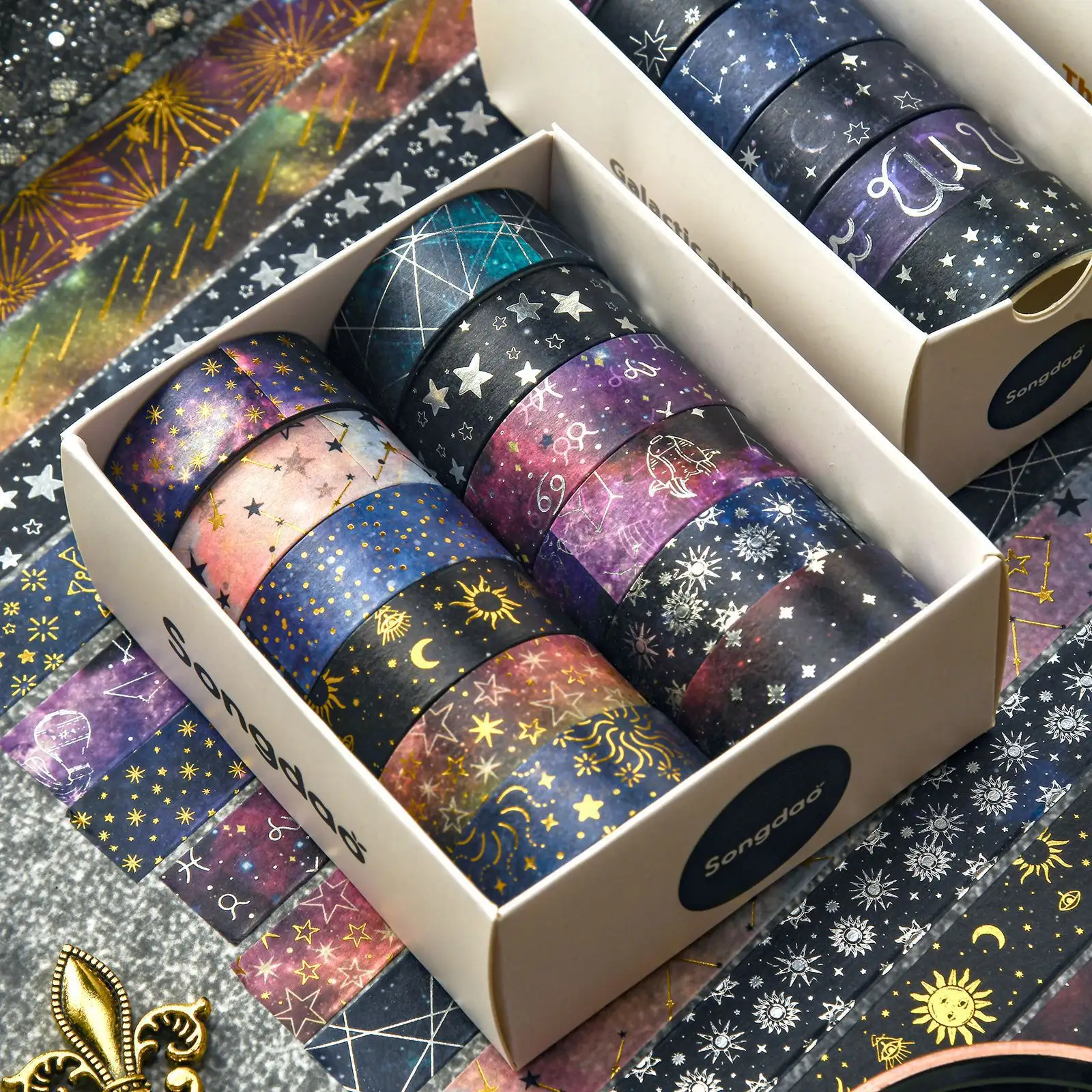 Starry Sky Slice Mysterious Star Moon SUNFLOWER