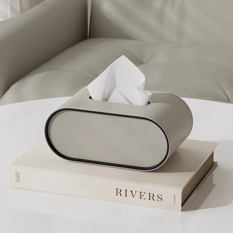 Elegant Gray Tissue Box