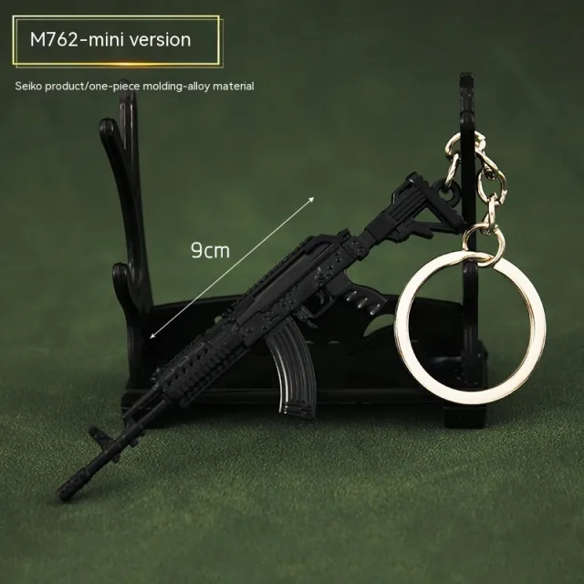 Mini Weapon Keychain M762 Toy Gun Model Ornament 9Cm Mini M762Hp - Shop at LoveMi