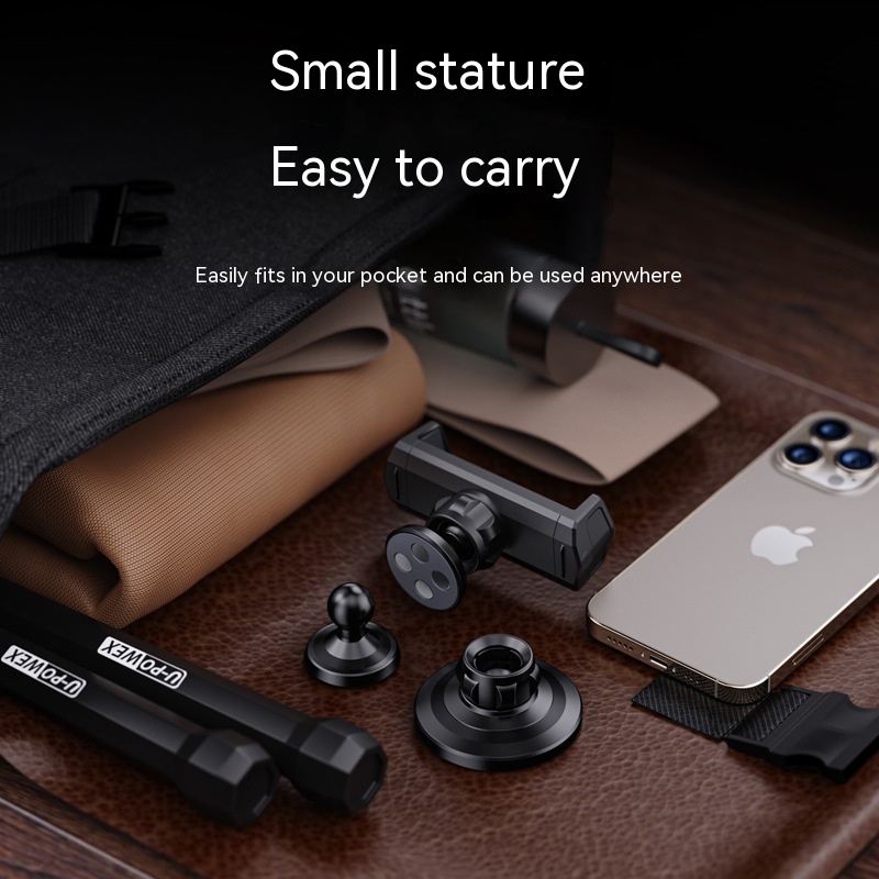 Bracket Gym Kitchen Bathroom Magnetic Suction Bracket Can Rotate 360 Degrees Portable Phone Holder