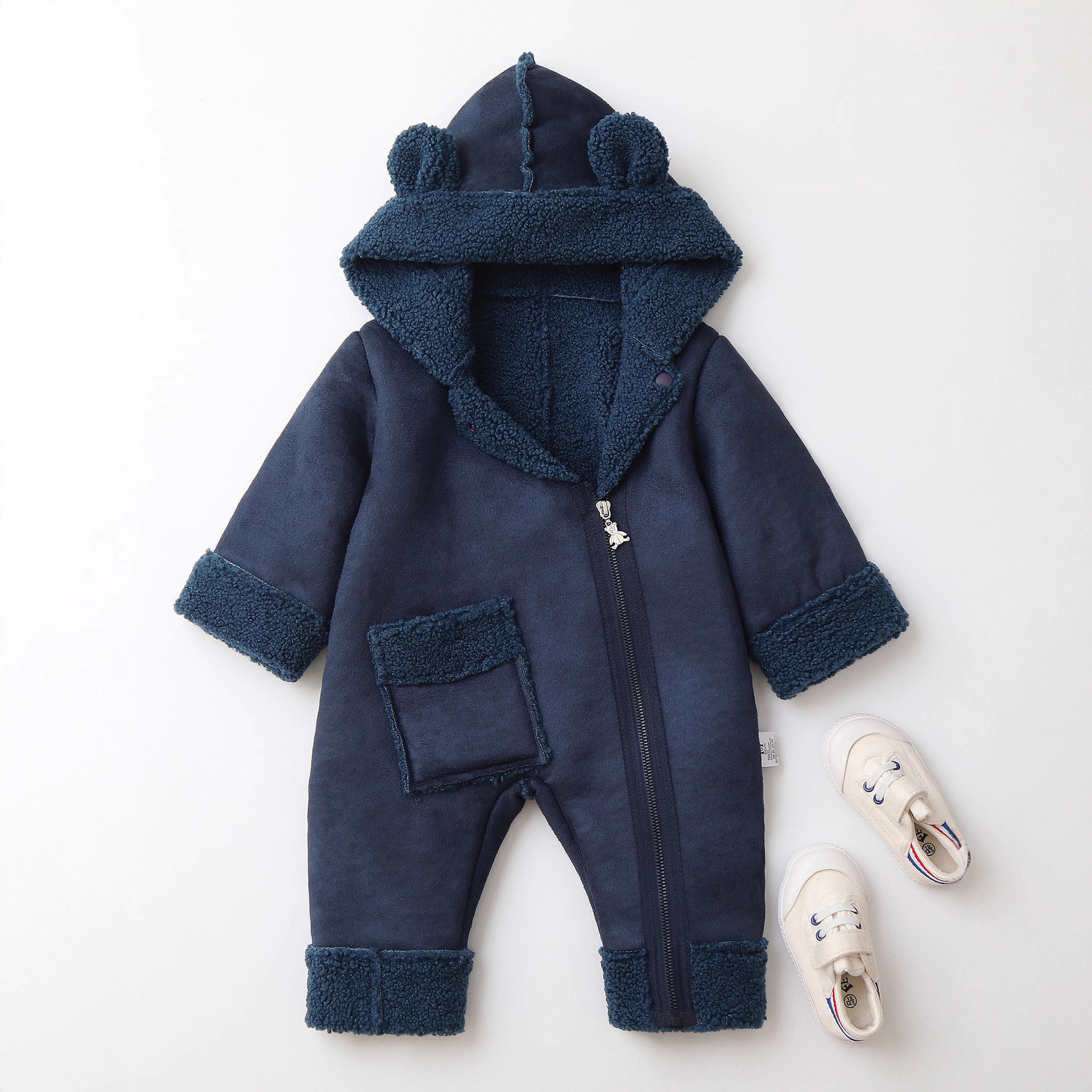 Winter Infant Fleece-lined Jumpsuit Baby