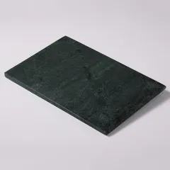 Square Nordic Style Marble Cake Fruit Western Food Tray - Green - View 1