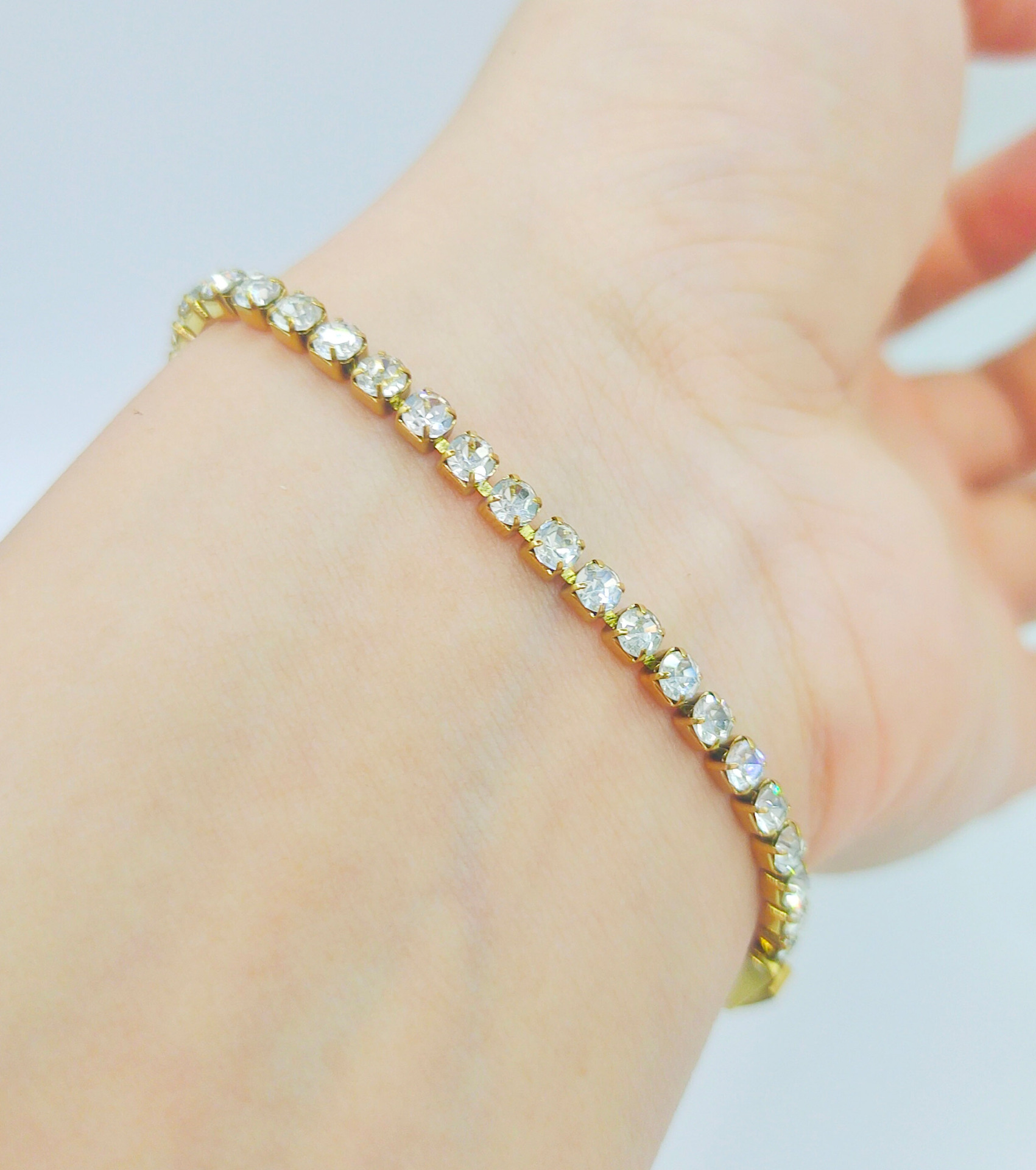 Women's Korean-style Gold-plated Fashion Pull Bracelet