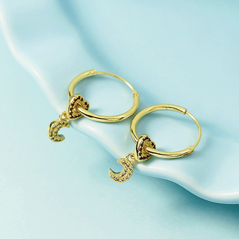 Women's Fashion Love Moon Earrings