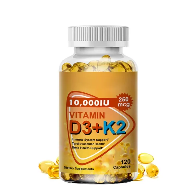 Vitamin D3 K2 Soft Capsules 120Pcs - Shop at LoveMi