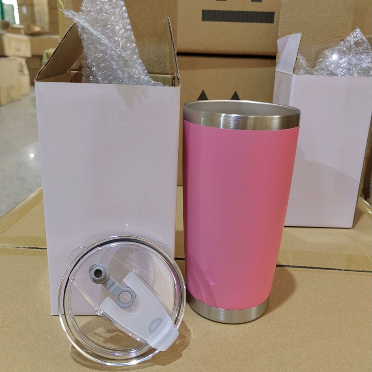 20oz Car Mug 304 Stainless Steel Double-Wall Vacuum Insulated Bottle