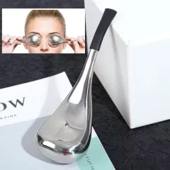 Stool-shaped Stainless Steel Ice Wave Ball Beauty Ice Hockey Ice Ball Face Beauty Ball - Silver 1Pcs - View 1
