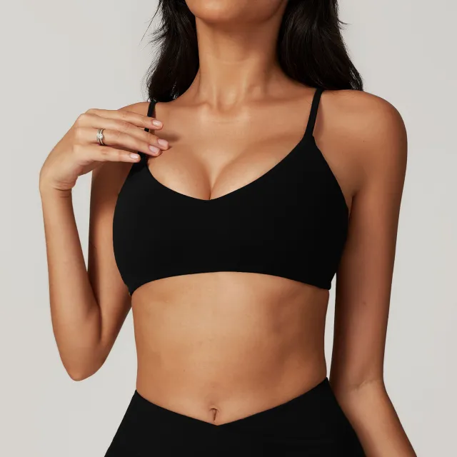Eco friendly Recycled Quick drying Tight Yoga Vest Advanced Black - Shop at LoveMi