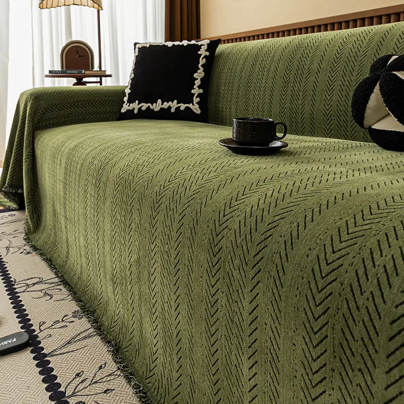 French Chaise Longue Sofa Cover Is Soft