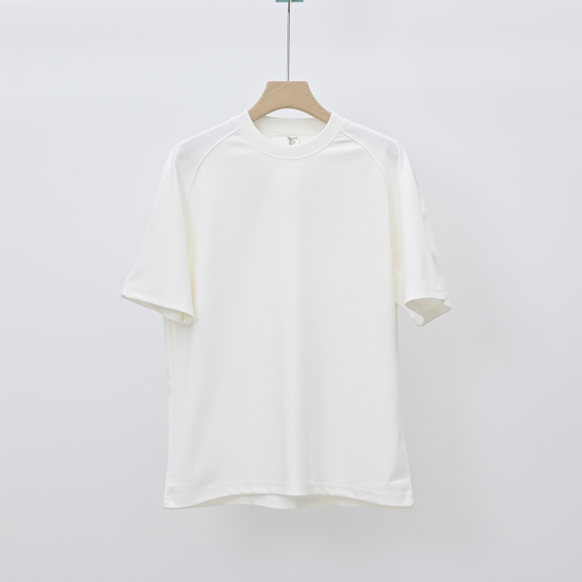Mens Loose-Fit Patchwork T-Shirt Top