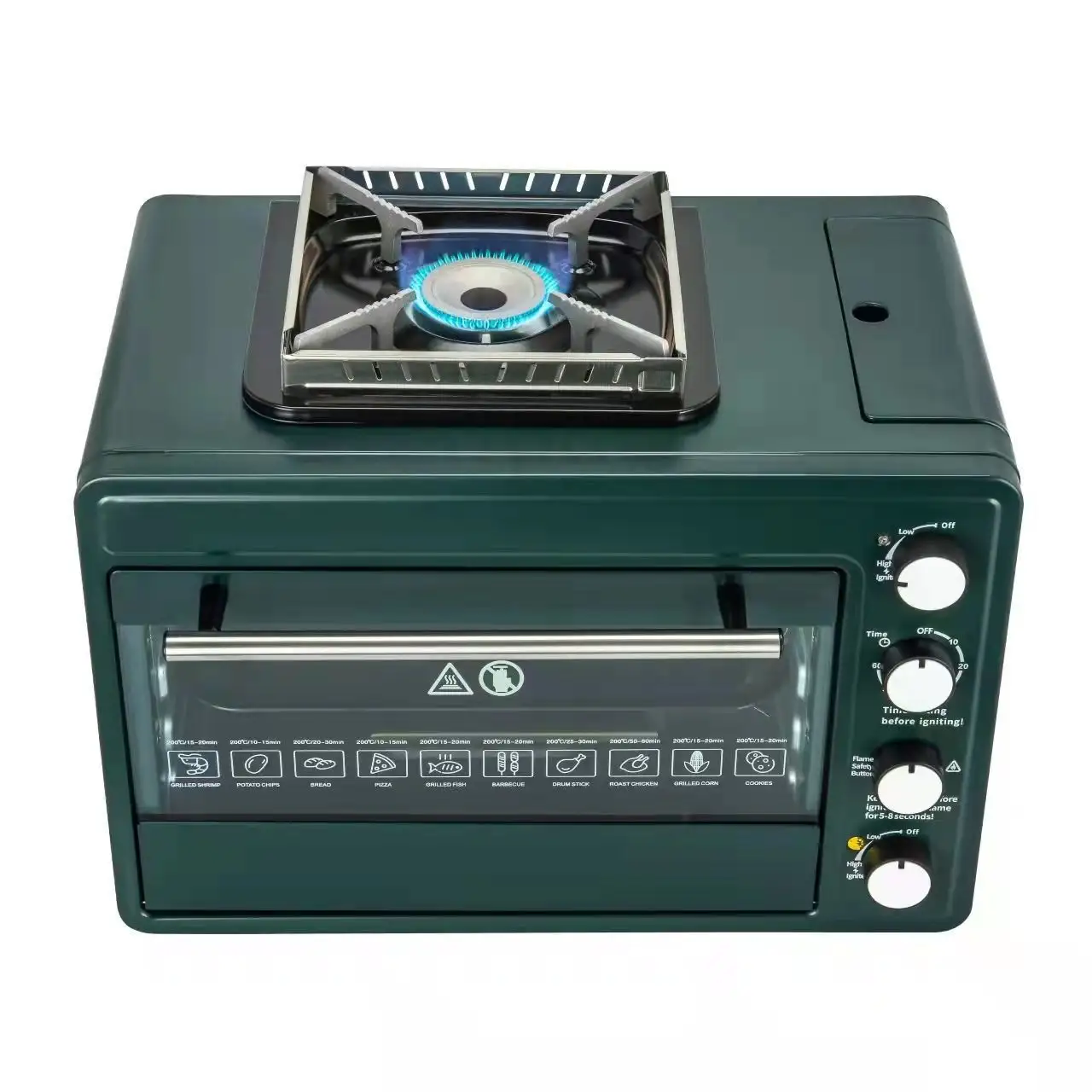 Outdoor Portable Gas Oven 2-in-1 Stove