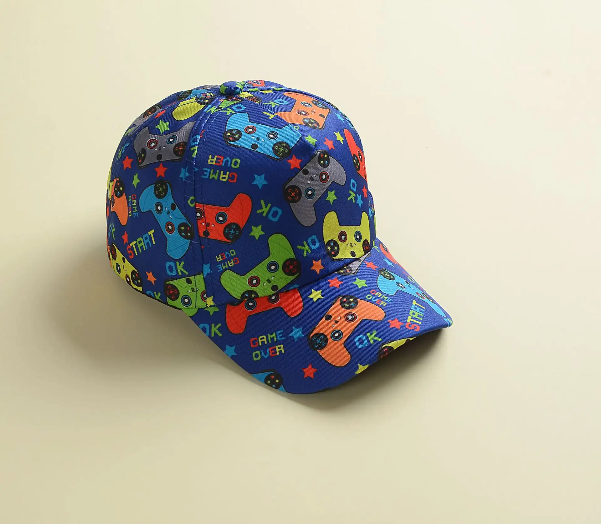 Boys Cartoon-Print Dinosaur Peaked Cap