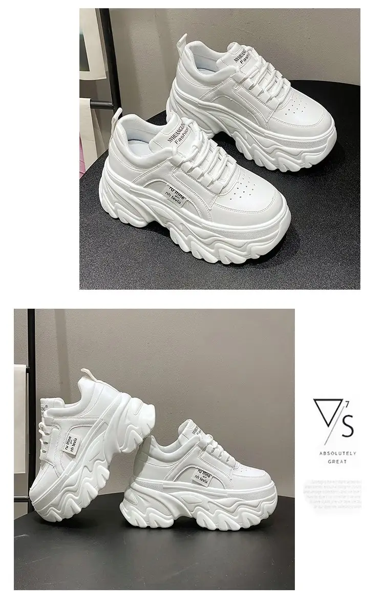 Height Increasing Insole Dad Shoes Women's Spring