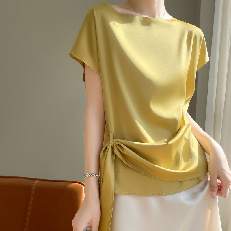 Western-style Loose-fitting Off-shoulder Top That Flatters