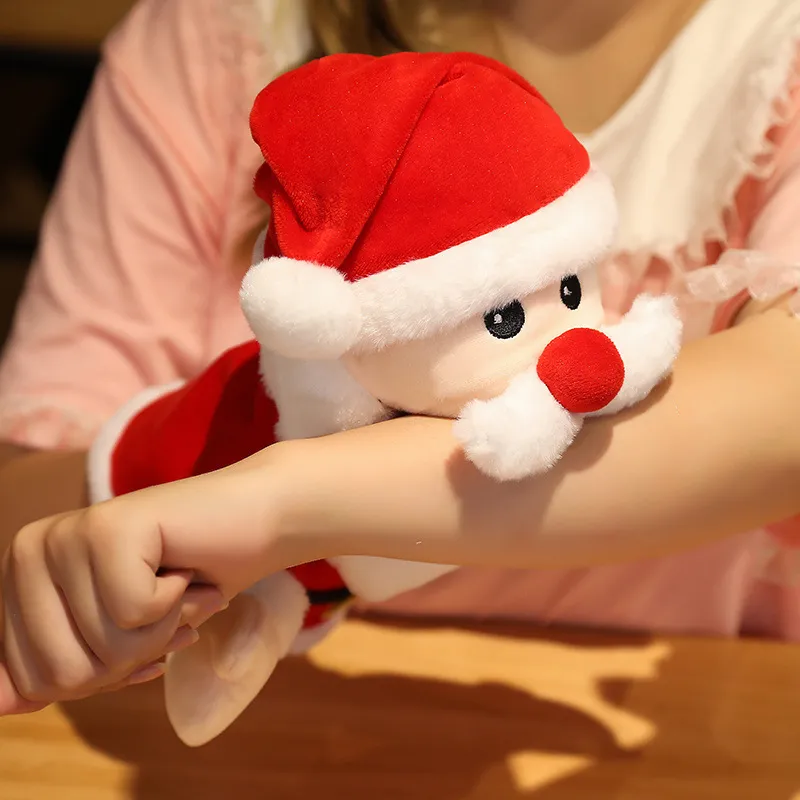 Cartoon Santa Claus Plush Hand Puppet - Interactive Ventriloquism Toy for Kids Christmas Gift – image 4