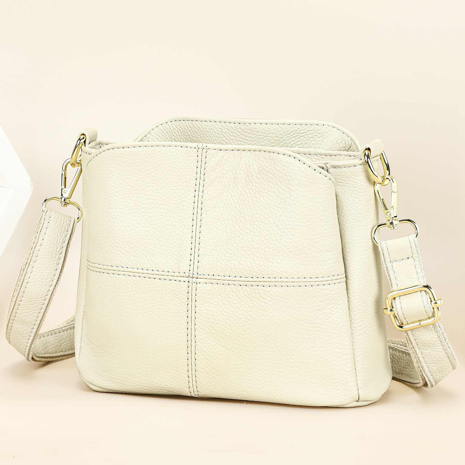 Large Leather Crossbody Handbag, picture 9 of 10