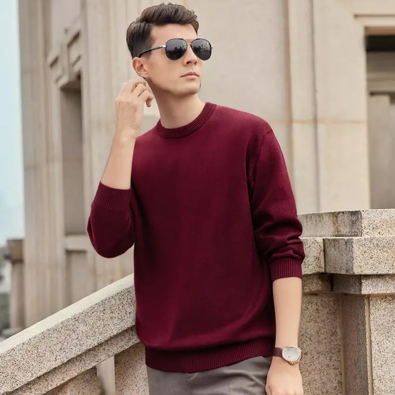 Thickened White Knit Base Layer Top