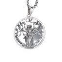 Retro Natural Goddess Tree Of Life Pendant Necklace view 5