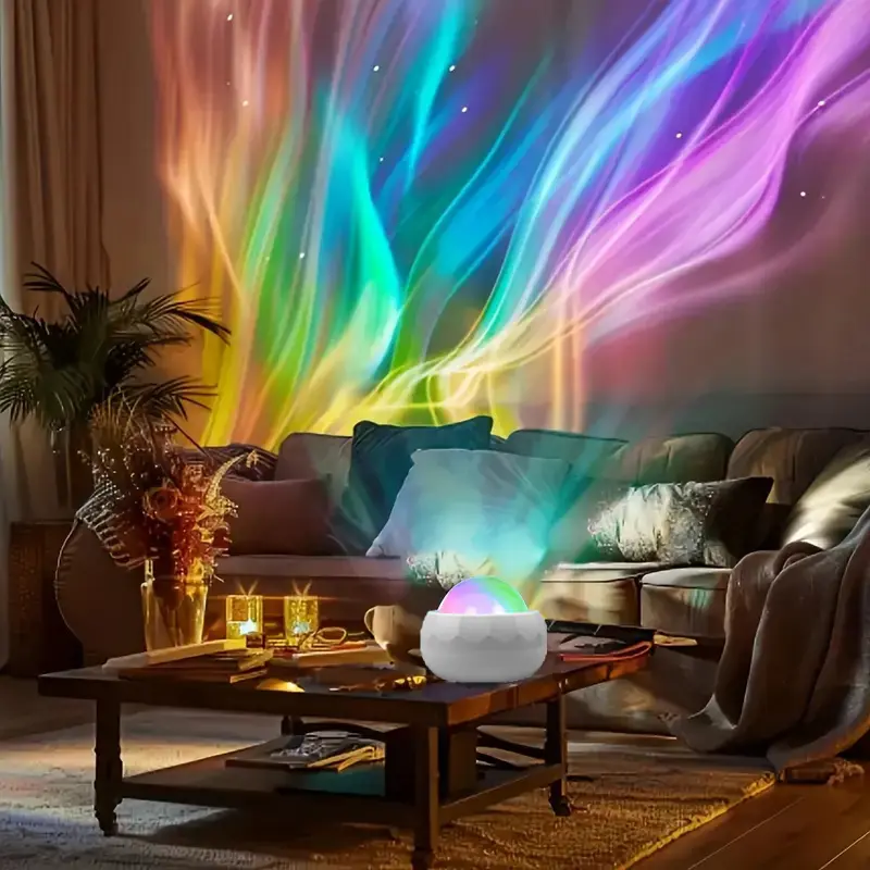 Colorful Water Ripple Projection A Mini Night