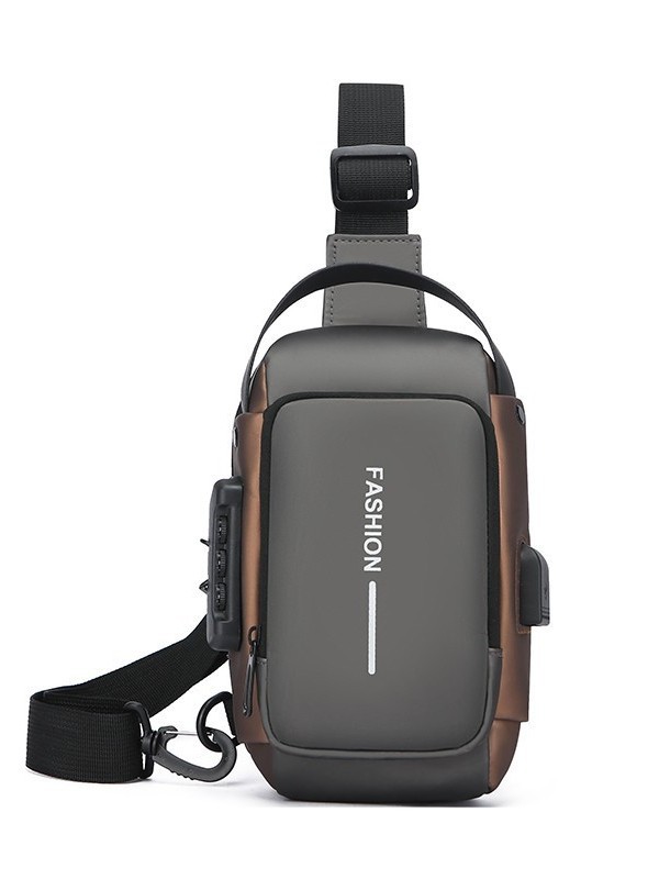 Mens Chest Bag Single-shoulder Crossbody Bag Waterproof And Abrasion-resistant