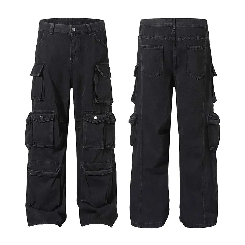 High Street Multi-pocket Heavy Industry Washed Old