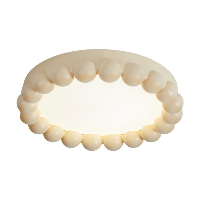 Nordic Cream Style Bedroom Light Ceiling Lamp Modern Silent Style