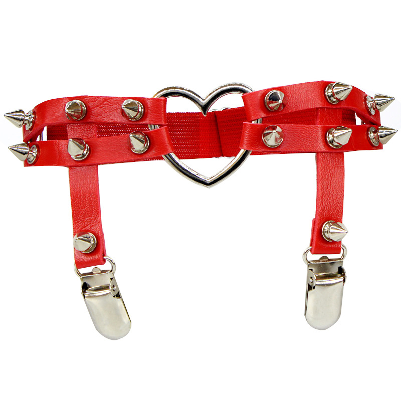 Parure Cuissarde Cœur Spikes — vue 4