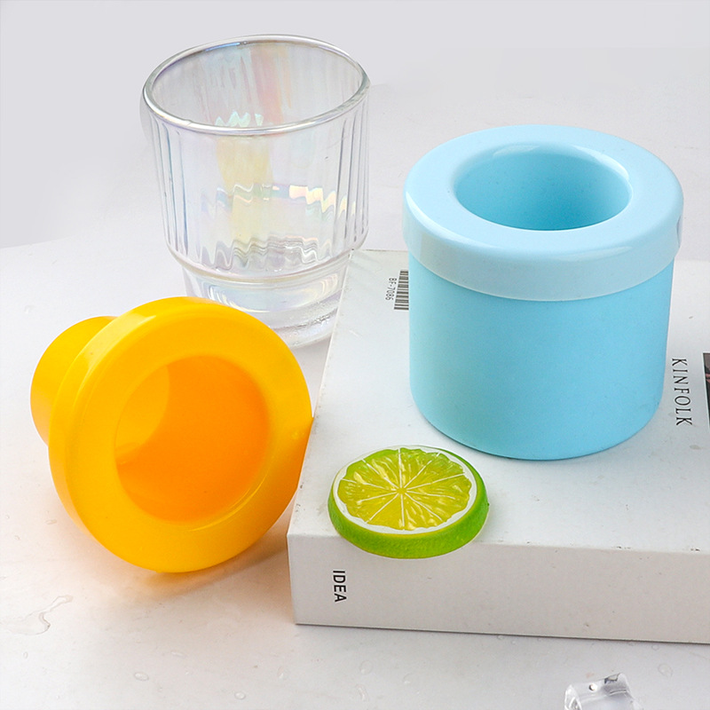 New Flask Silicone Ice Mold Speed Building Household Homemade Crushed Ice Cylinder
