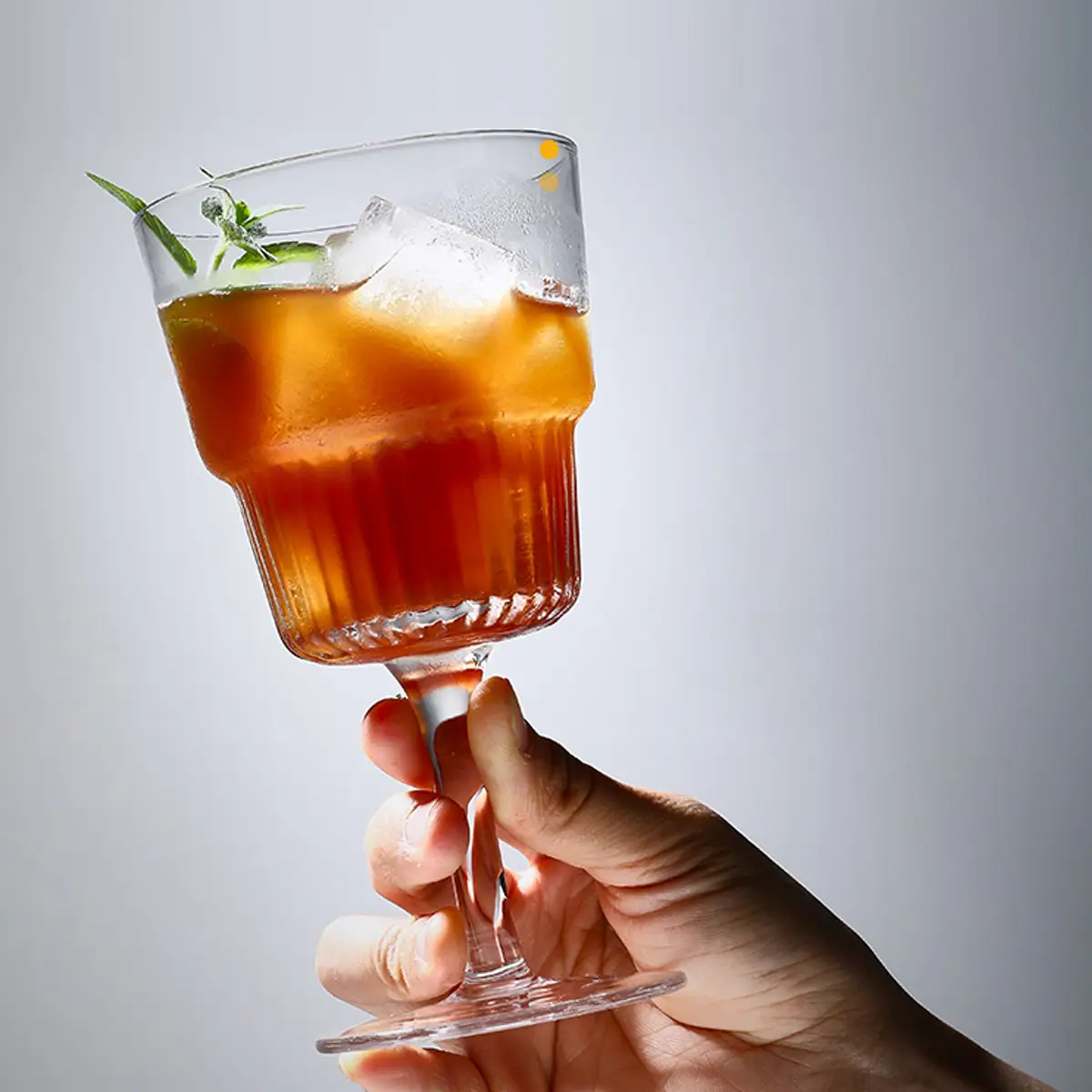 Simple Ins Style Handmade Goblet Crystal Glass