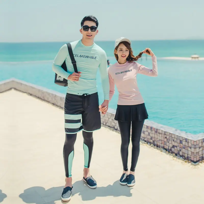 Women's Casual Diving Long Sleeved Swimsuit Split