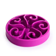 Pet Anti-choke Food Basin Dog Food Bowl - Purple - View 1