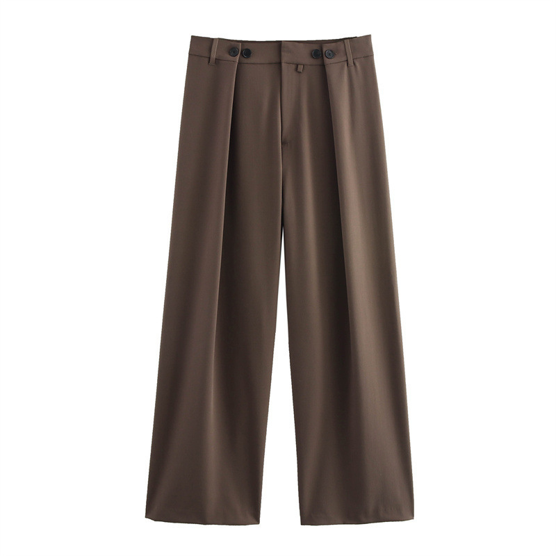 Fashionable Temperament With Belt Suit Jacket Trousers - Image 4