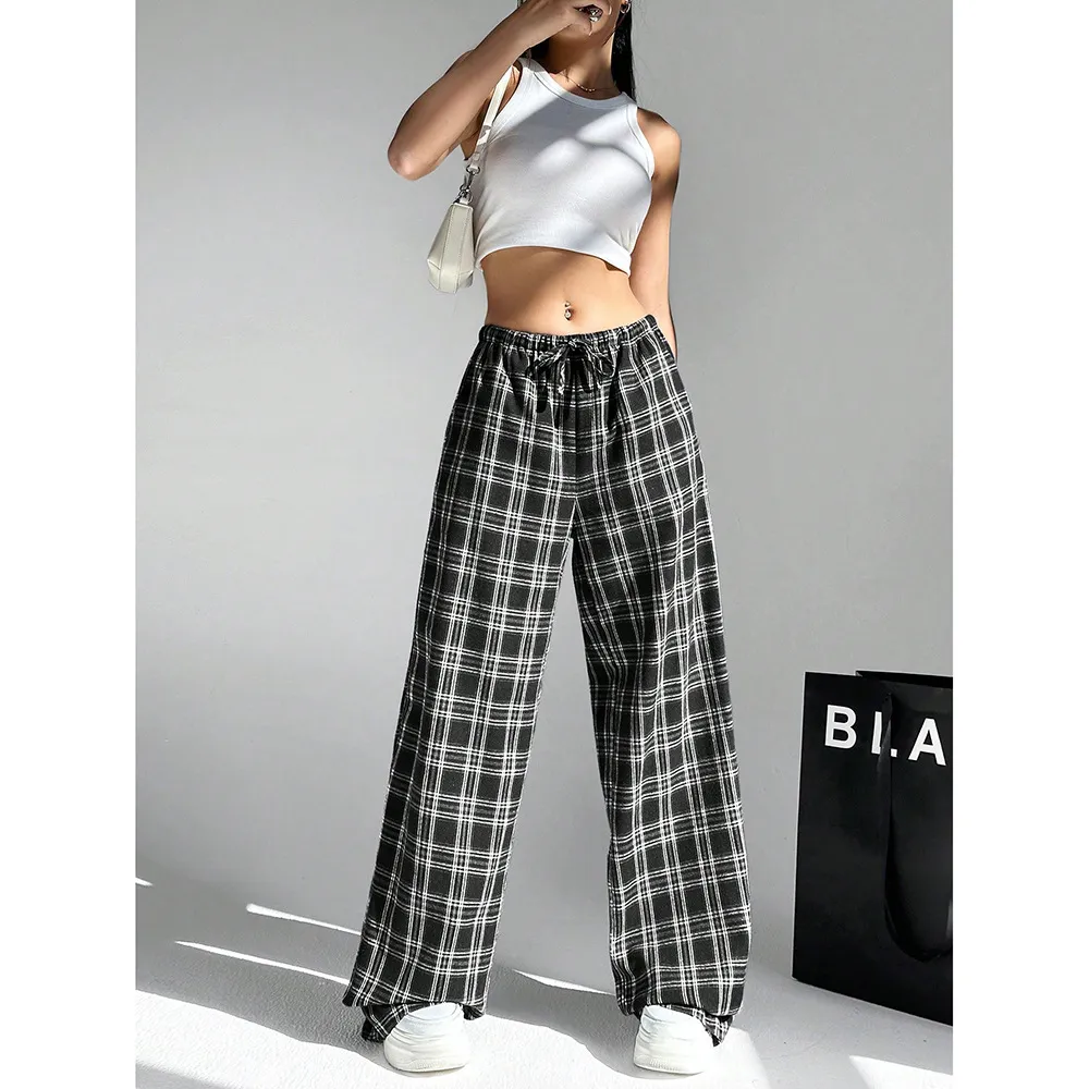 Leopard Print Floral Print Casual Jumpsuit Wide Leg Loose - White