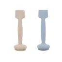 Beige And Blue
