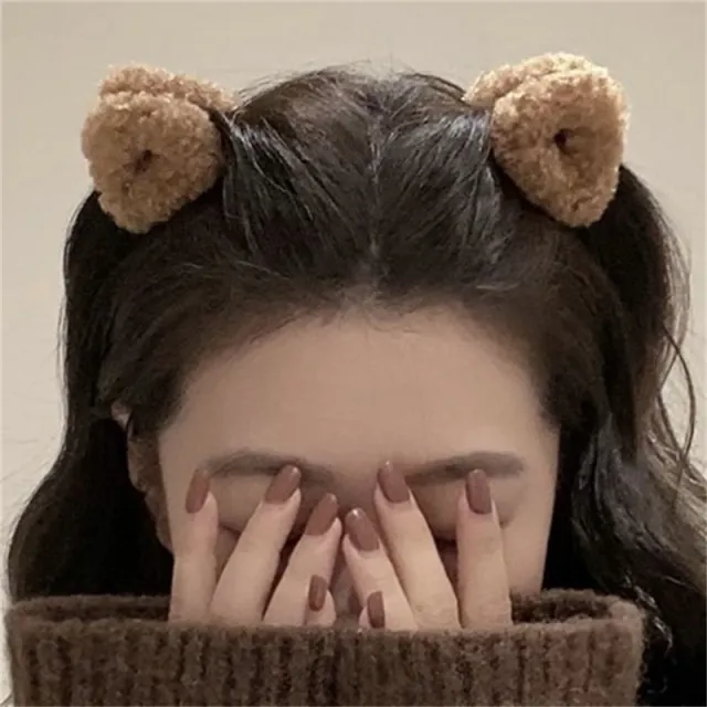 Cute Leopard Bow Barrettes Exquisite High grade Bang Clip Accessories Dark Coffee Triangle - Shop at LoveMi