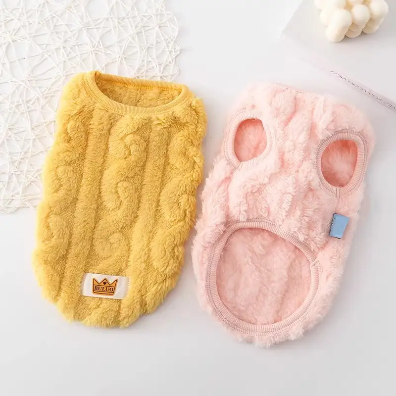 Pet Clothes Thermal Knitting Thickened Vest