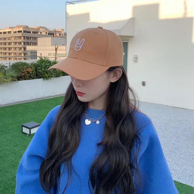 Ins Japanese Style All matching Trendy Baseball Cap Orange - Shop at LoveMi