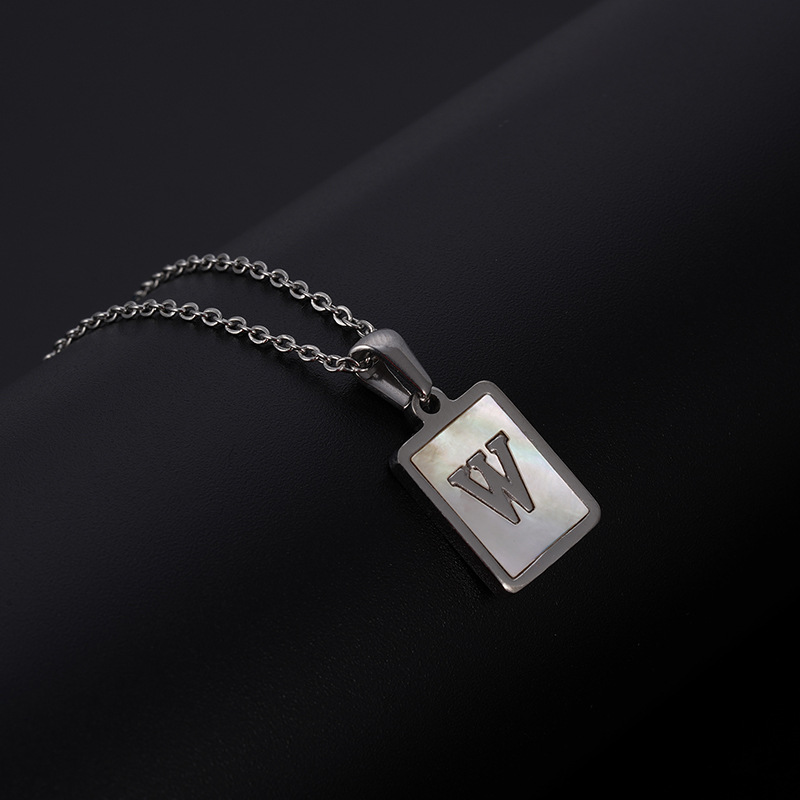 Steel Color W With Chain