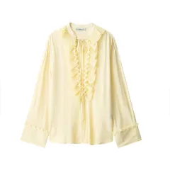 European And American Style Solid Color Strap Loose V-neck Shirt Dress - View 1