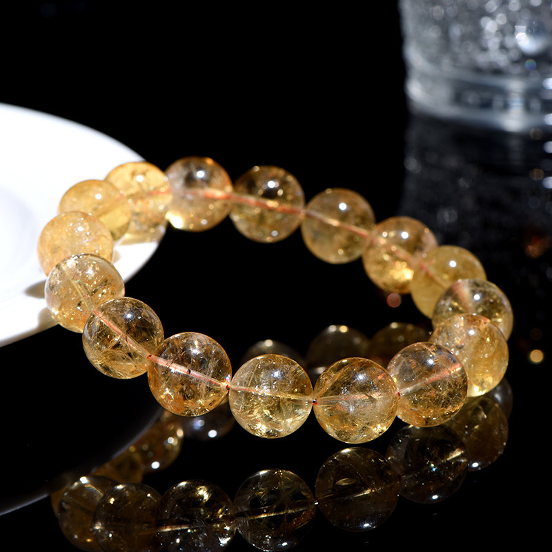 Natural Yellow Asestelle Citrine Bracelet