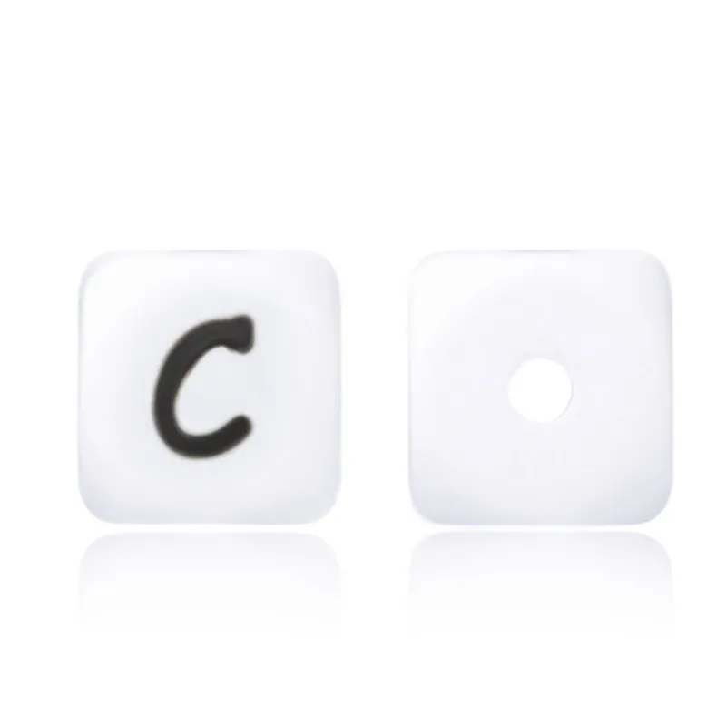 Silicone Beads Russian Silicone Beads 12MM Russian Letters